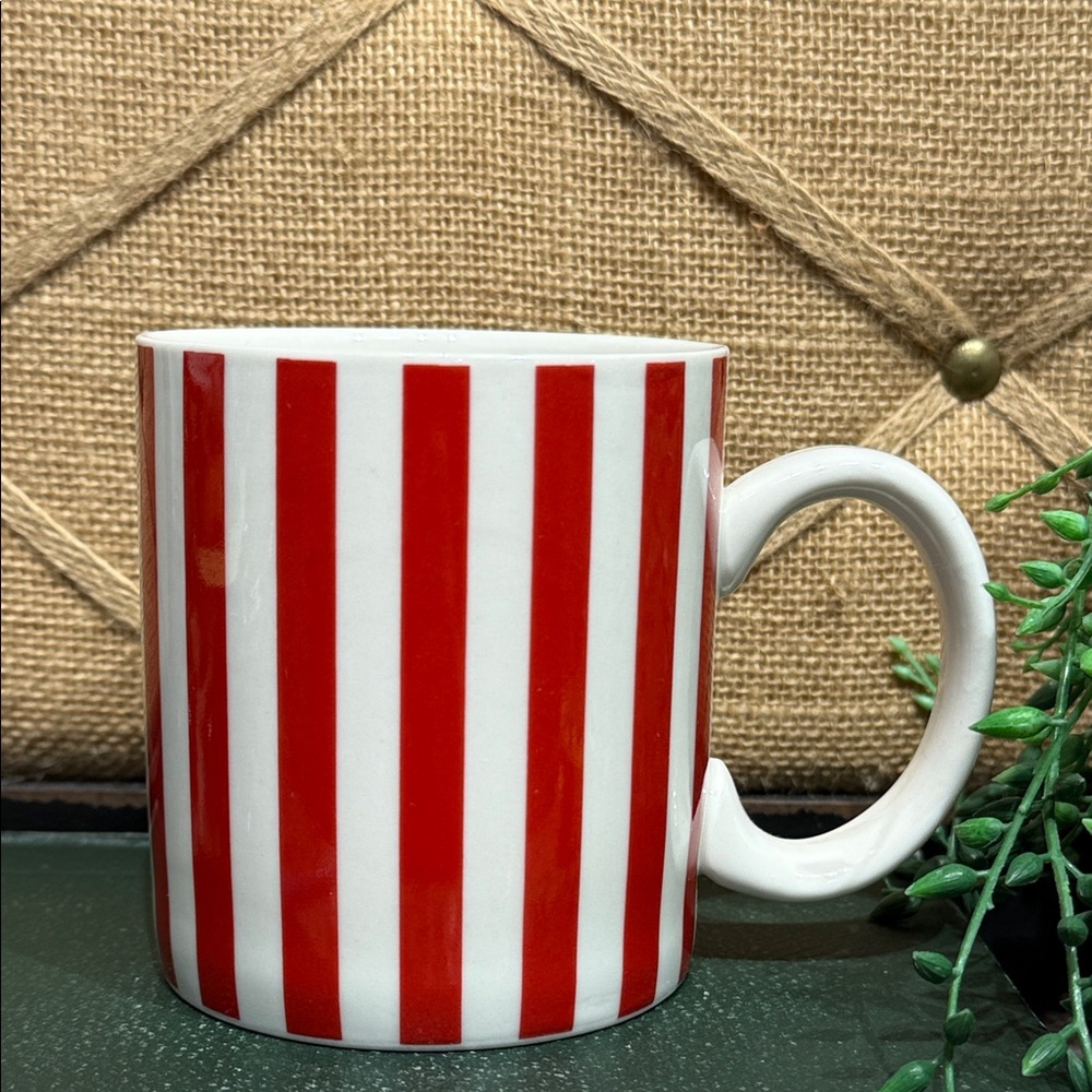 Temp-Tations Red and White Striped Mug